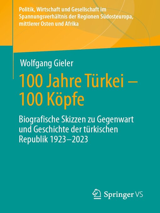 Title details for 100 Jahre Türkei – 100 Köpfe by Wolfgang Gieler - Available